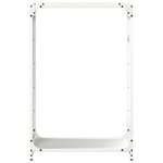 vidaXL Portant de bois chauffage blanc 60x28x90 cm