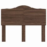 vidaXL Tête de lit Chêne brun 120 cm Bois d'ingénierie