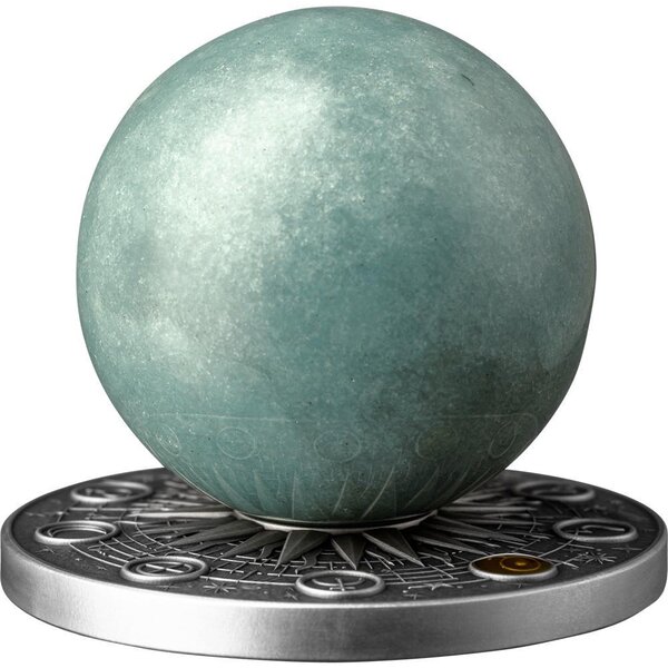Pièce de monnaie en Argent 10 Cedis g 62.2 (2 oz) Millésime 2025 Solar System URANUS
