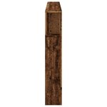 vidaXL Tête de lit à LED vieux bois 180x18 5x103 5cm bois d'ingénierie