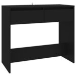 vidaXL Table console Noir 89x41x76 5 cm Acier