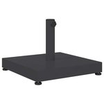 vidaXL Socles de parasol d'extérieur Gris foncé 45 x 45 x 31.5 cm