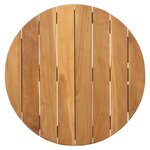 vidaXL Table basse Marron 55 x 55 x 51 cm Bois de teck solide