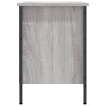 vidaXL Armoire à chaussures sonoma gris 69x35x50 cm bois d'ingénierie