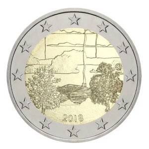 2 euros commémorative Finlande 2018 - La culture du sauna.