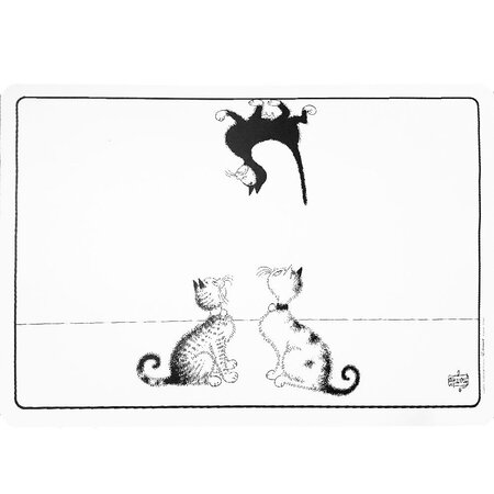 Set de table chats de dubout - chat au plafond