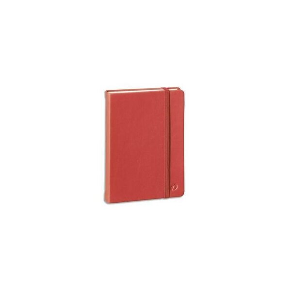 Carnet de note emboité 10x15cm 224 pages blanche couverture rouge Quovadis