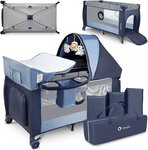 Lit Bébé  Sven Plus Bleu Navy