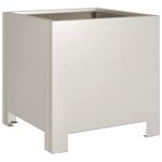 vidaXL Jardinières 2 Pièces 30x30x30 cm acier résistant aux intempéries