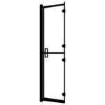 vidaXL Cabine de douche pliable ESG 120x140 cm Noir