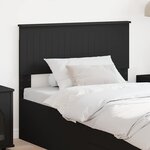 vidaXL Tête de lit Chêne noir 100 cm Bois d'ingénierie