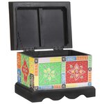 vidaXL Boîte de Rangement avec stockage Multicolore 40 x 30 x 30 cm