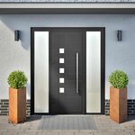 vidaXL Jardinières 2 Pièces triangulaire acier résistant aux intempéries