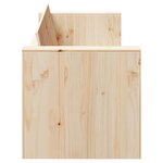 vidaXL Canapé de jardin Marron 185.5 x 60 x 62 cm Bois massif en pin