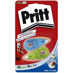 Lot de 2 mini rollers de correction MICRO ROLLY PRITT