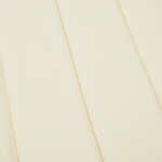 vidaXL Coussin de chaise longue crème 180x60x4 cm tissu oxford