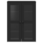 vidaXL Dessus pour buffet VIKEN noir bois d'ingénierie