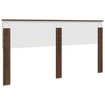 vidaXL Tête de lit Chêne brun 180 cm Bois d'ingénierie