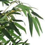 vidaXL Bambou artificiel 380 feuilles 80 cm vert