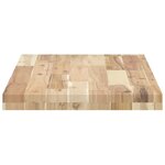 vidaXL Étagères flottantes 4 Pièces 60x40x4 cm acacia massif non traité