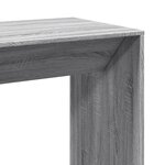 vidaXL Table de bar sonoma gris 102x50x103 5 cm bois d'ingénierie