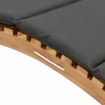 vidaXL Transat de jardin Marron 198 x 55 x 58 5 cm Bois de teck massif