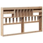 vidaXL Tête de lit avec rangement 180 cm bois massif de pin
