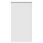 vidaXL Bureau Blanc 80x40x75 cm Bois d'ingénierie