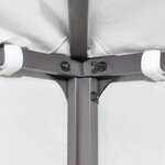 vidaXL Toile de toit de belvédère 2 niveaux 310 g/m² 3x3 m Blanc