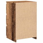 vidaXL Table de chevet vieux bois 40x35x62 5 cm bois d'ingénierie