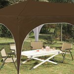 vidaXL Tente de fête pop-up 575 x 288 x 245 cm Taupe Tissu Oxford