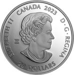 Pièce de monnaie en Argent 20 Dollars g 31.39 Millésime 2023 MI KMAQ CREATION STORY
