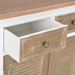 vidaXL Buffet Blanc 60x30x80 cm Bois massif