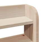 vidaXL Cadre de lit avec tête de lit 120x190 cm bois de pin massif