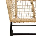 vidaXL Chaises de jardin lot de 2 marron résine tressée