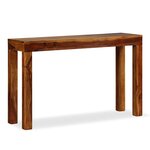 vidaXL Table console Bois massif 120x35x75 cm
