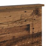 vidaXL Tête de lit Bois ancien 138 x 7 x 100 cm Bois d’ingénierie