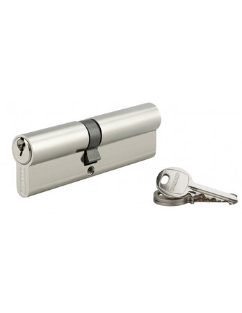THIRARD - Cylindre de serrure double entrée SA UNIKEY (achetez-en plusieurs  ouvrez avec la même clé)   40x55mm  3 clés  nickelé