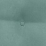 vidaXL Coussin de Dos Vert Mer 45 x 24 x 50 cm Velours