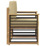vidaXL Ensemble de canapés d'extérieur Polyester Blanc