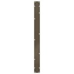 vidaXL Table à manger et bord naturel bois massif chêne rectangulaire