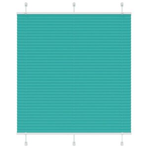vidaXL Store plissé vert pétrole 115x150cm largeur du tissu 114 4cm