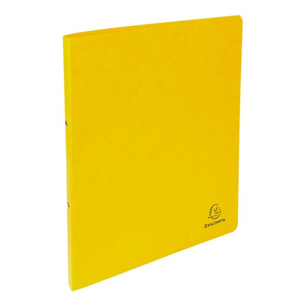 Classeur 2 Anneaux 15mm Carte Lustrée - A4 - Jaune - X 10 - Exacompta