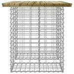 vidaXL Banc de jardin design gabion 100x70x72 cm bois de pin imprégné