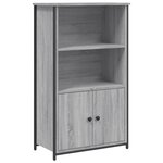 vidaXL Buffet haut sonoma gris 62x32x103 5 cm bois d'ingénierie