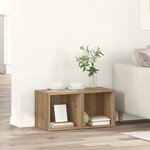 vidaXL Meuble TV 2 Pièces Marron 37 x 35 x 37 cm Bois d'ingénierie