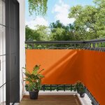 vidaXL Écran de balcon Orange 100 x 300 cm Tissu Oxford