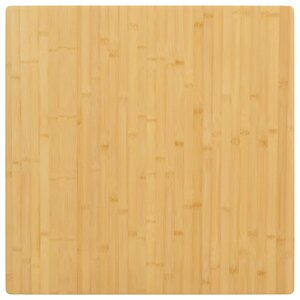 vidaXL Dessus de table 80x80x1 5 cm bambou