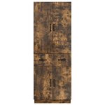 vidaXL Ensemble de Meubles 2 Pièces Chêne fumé Bois d'ingénierie