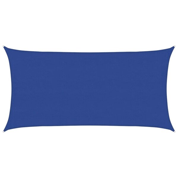 vidaXL Voile d'ombrage 160 g/m² rectangulaire bleu 4x7 m PEHD